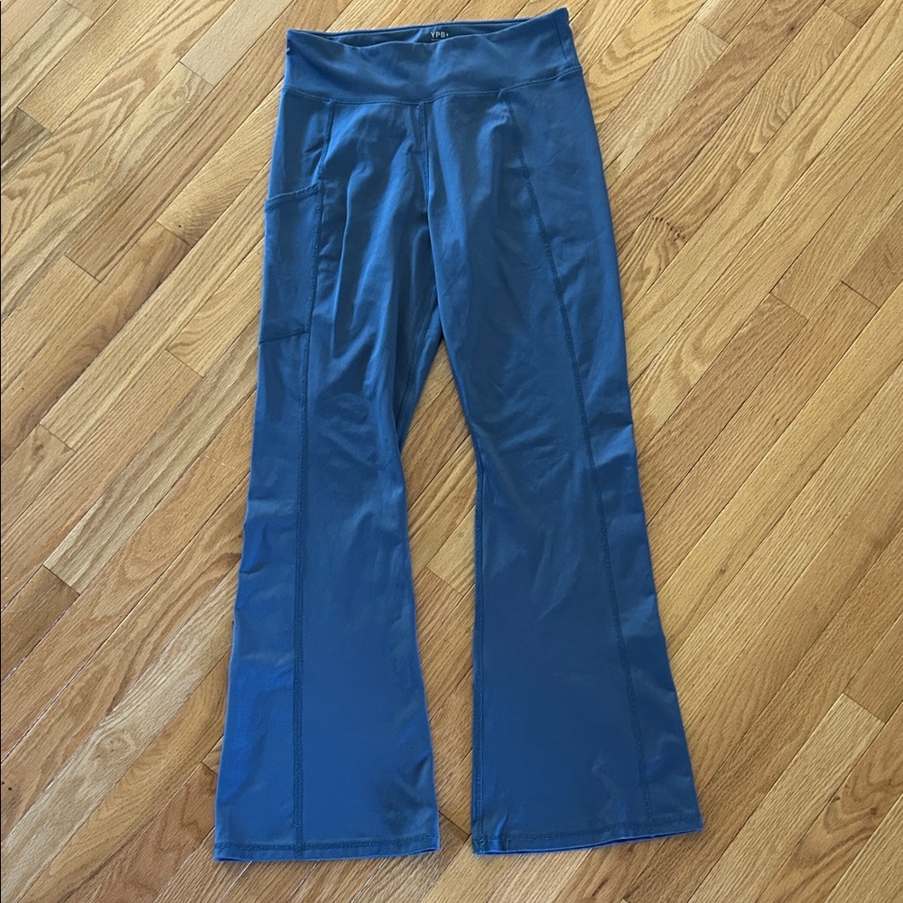 Abercrombie Kids ypb Blue Flared leggings with pockets